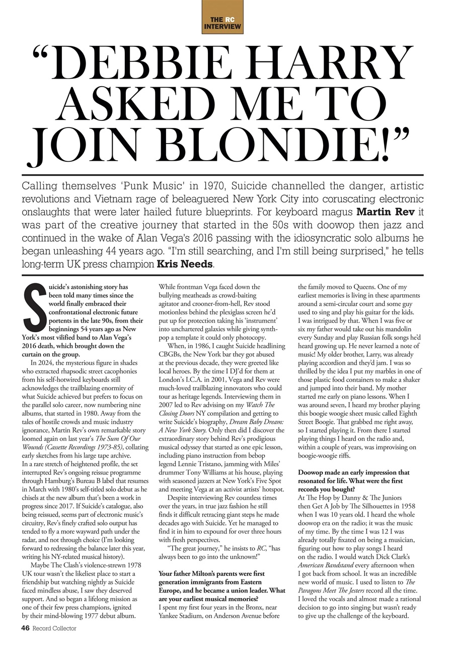 Record Collector Preview Pages