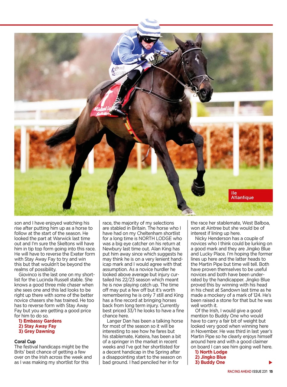 Racing Ahead Preview Pages