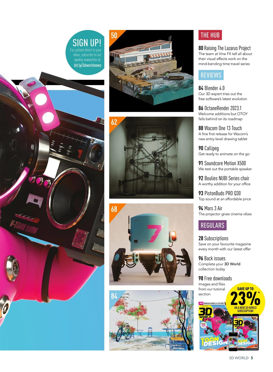 3D World Preview Pages