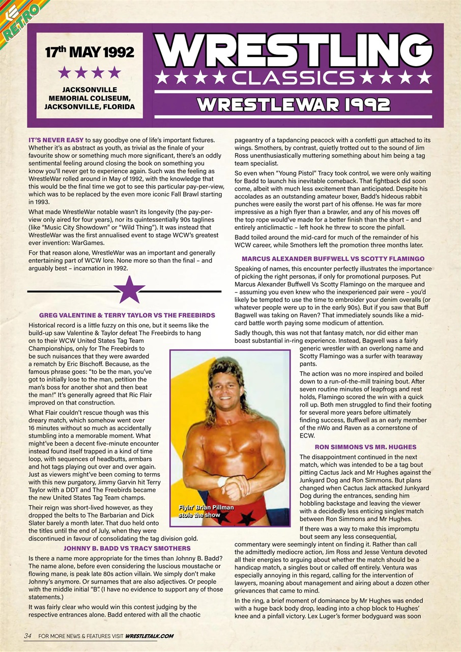 Wrestletalk Magazine Preview Pages