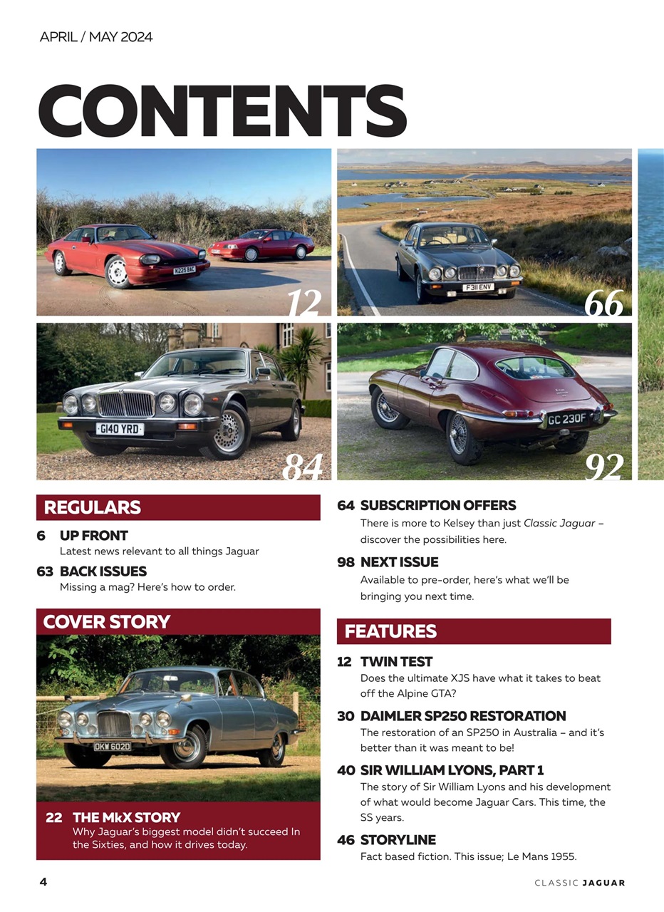 Classic Jaguar Preview Pages