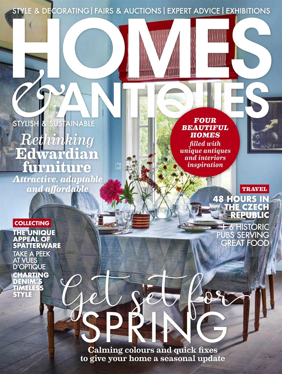 Homes & Antiques Magazine Preview Pages