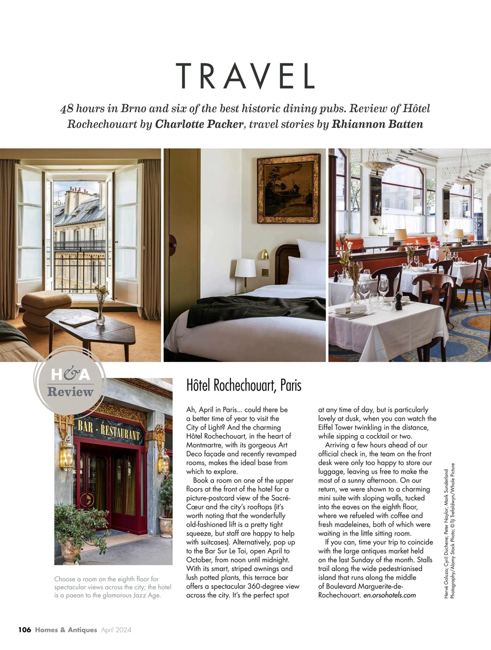 Homes & Antiques Magazine Preview Pages