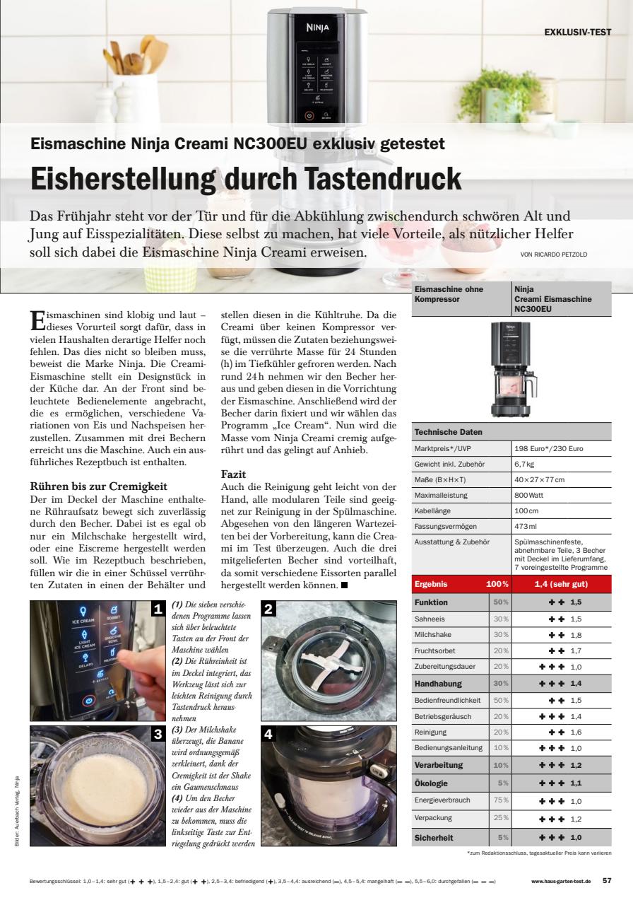 Haus & Garten Test Preview Pages