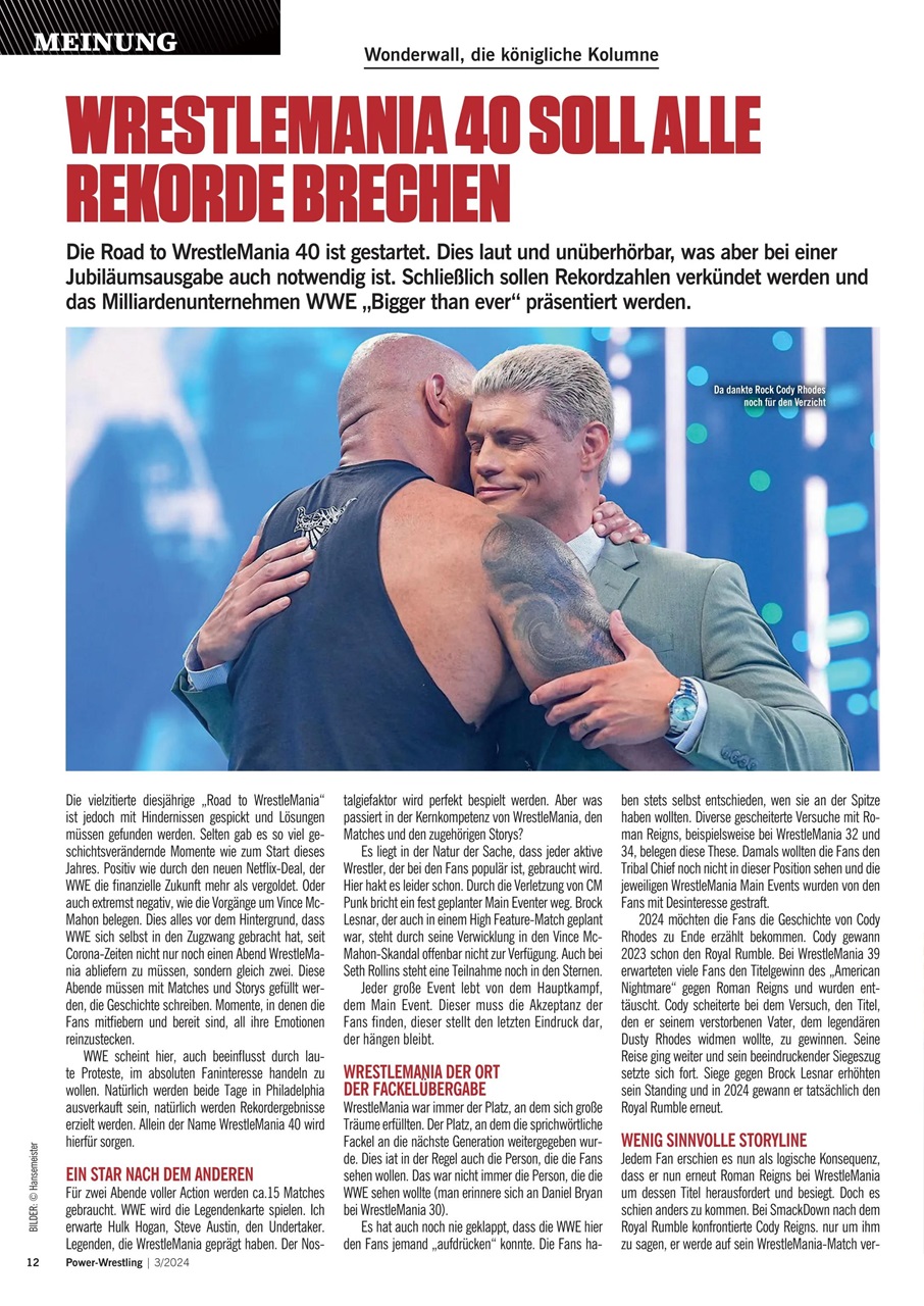 Power-Wrestling Preview Pages