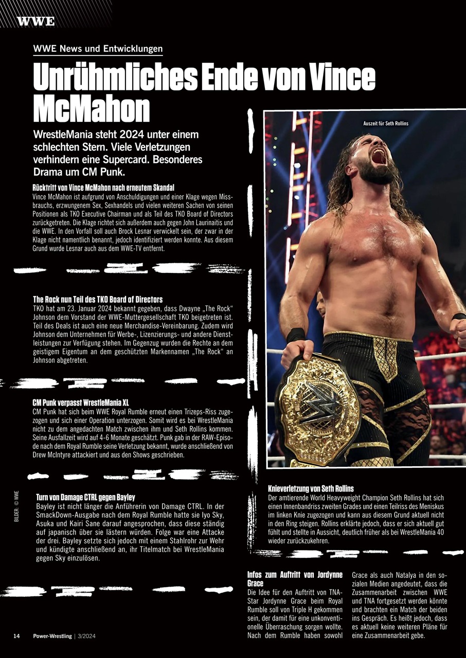 Power-Wrestling Preview Pages