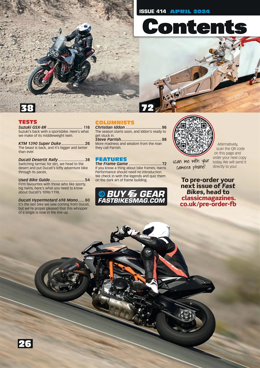 Fast Bikes Preview Pages