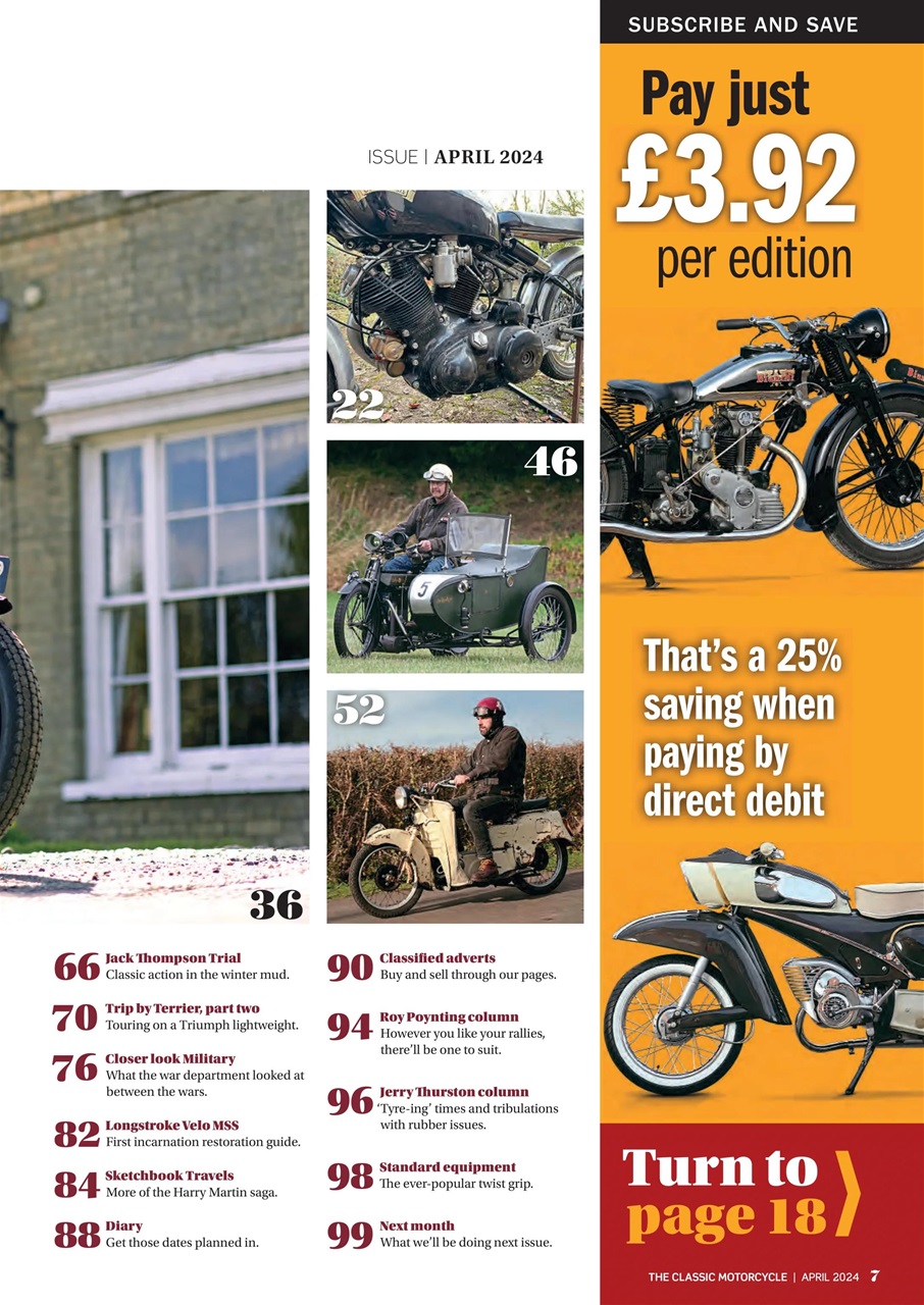 The Classic MotorCycle Preview Pages
