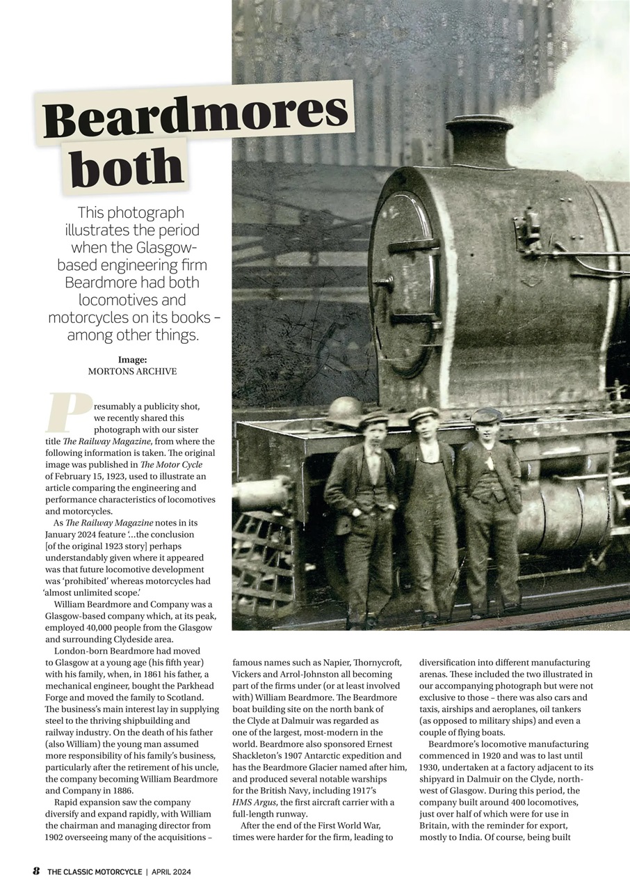 The Classic MotorCycle Preview Pages