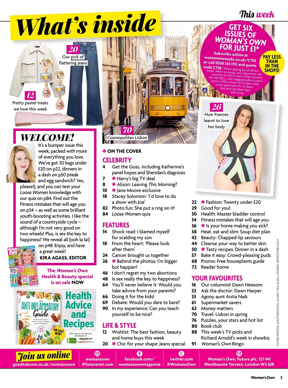 Woman's Own Preview Pages