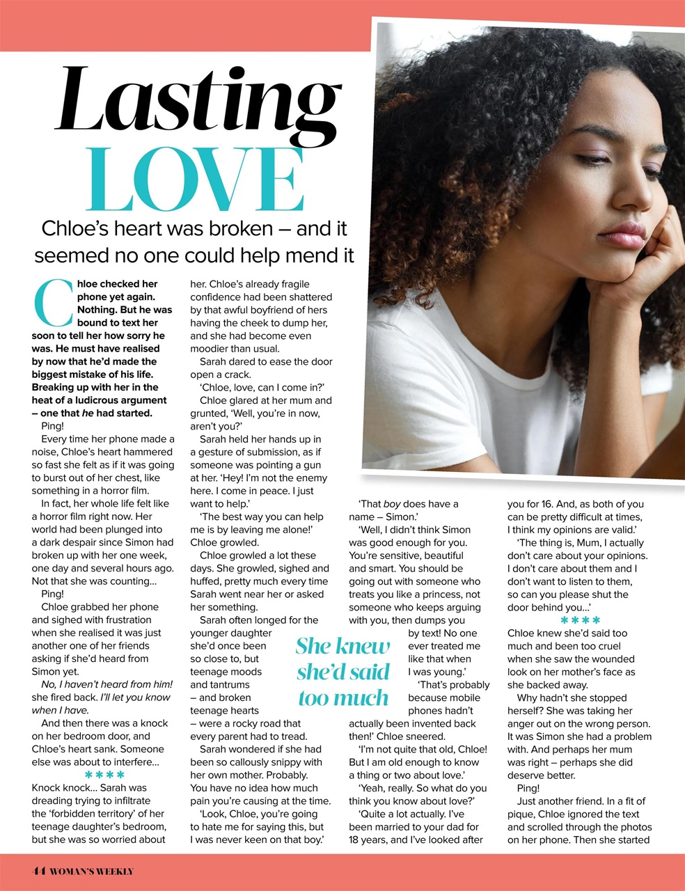 Woman's Weekly Preview Pages