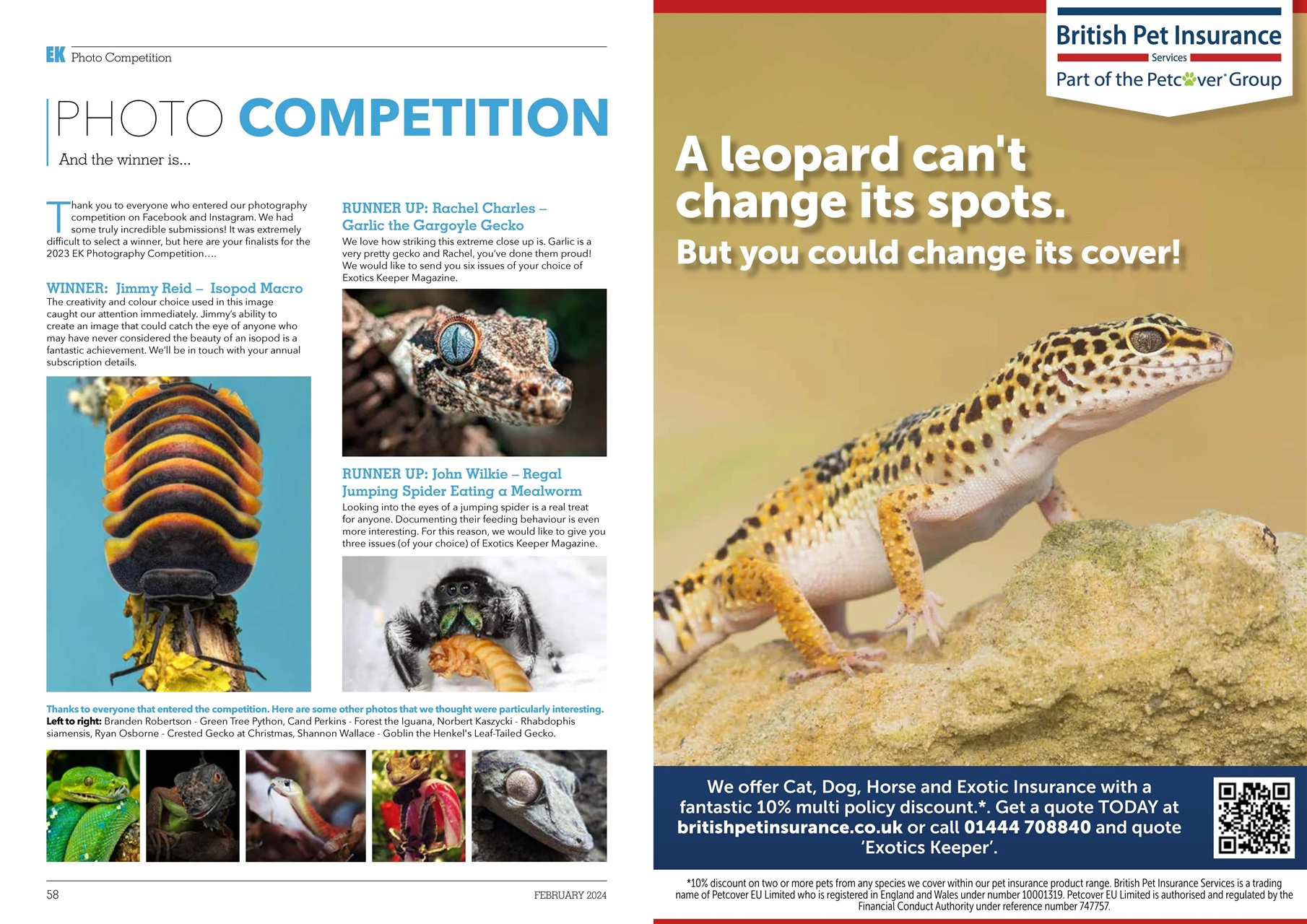 Exotics Keeper Preview Pages