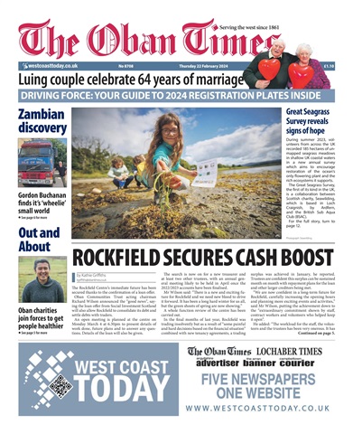 The Oban Times & Lochaber Times issue Thursday, February 22, 2024