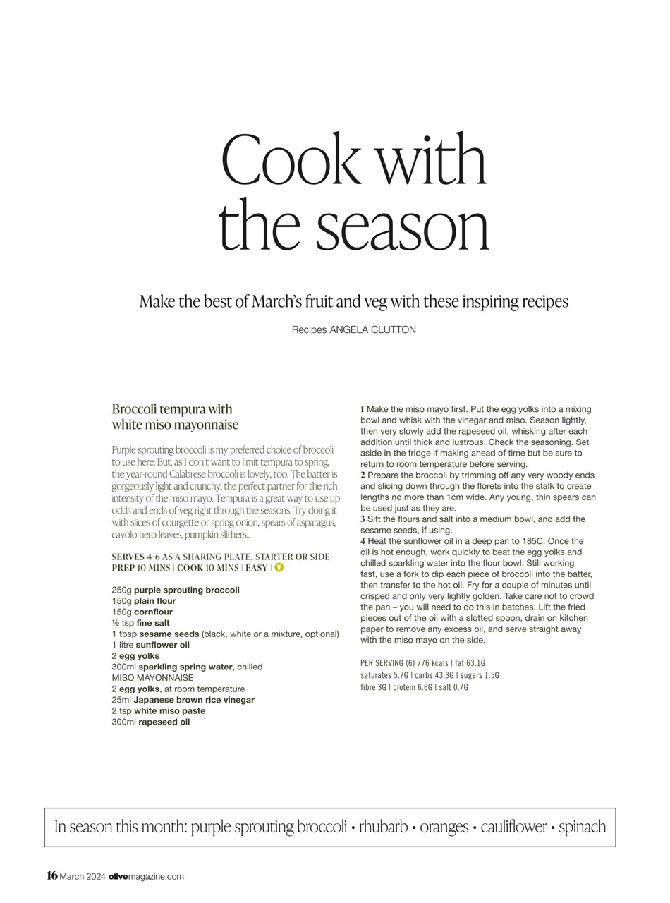 Olive Magazine Preview Pages