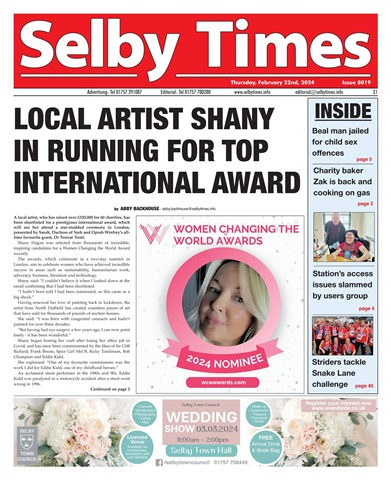 Selby Times issue February 22nd 2024