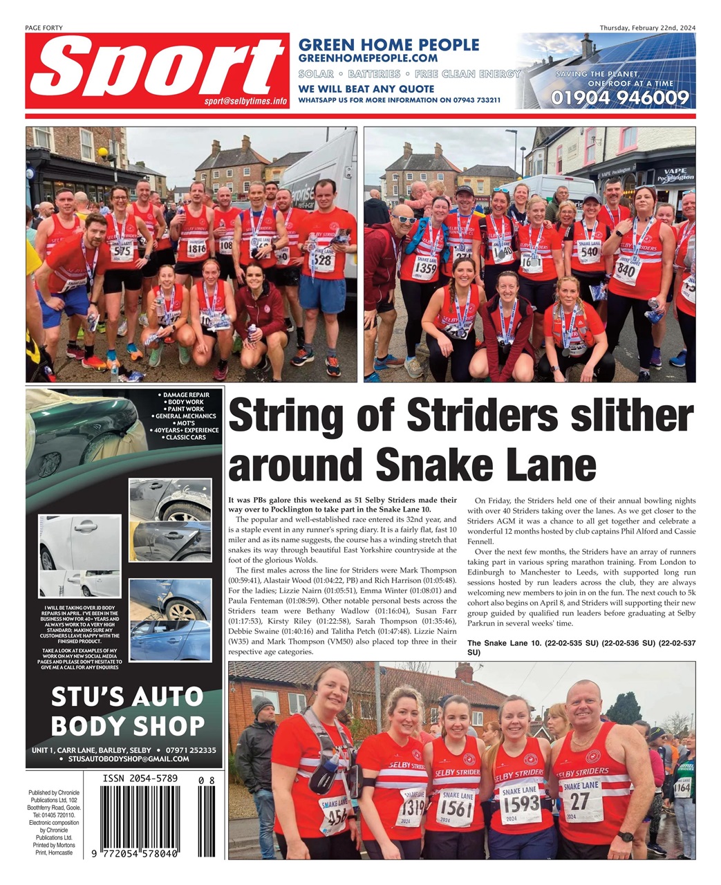 Selby Times Preview Pages