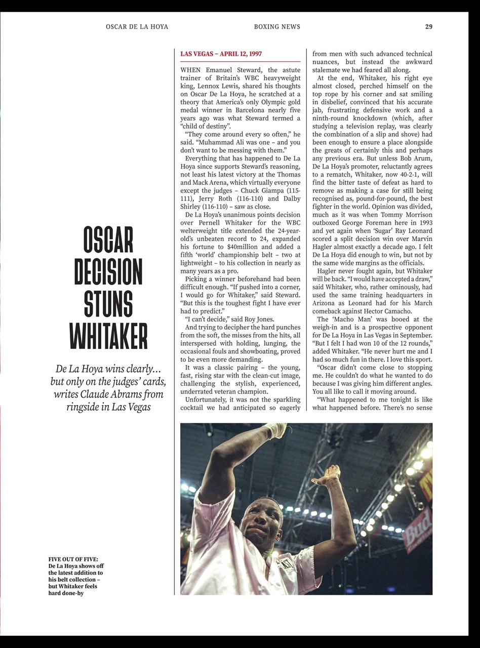 Boxing News Presents Preview Pages