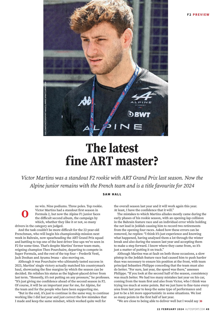 Autosport Preview Pages
