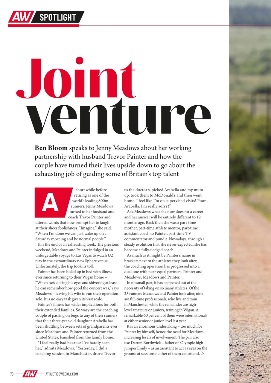 AW – Athletics Weekly Magazine Preview Pages