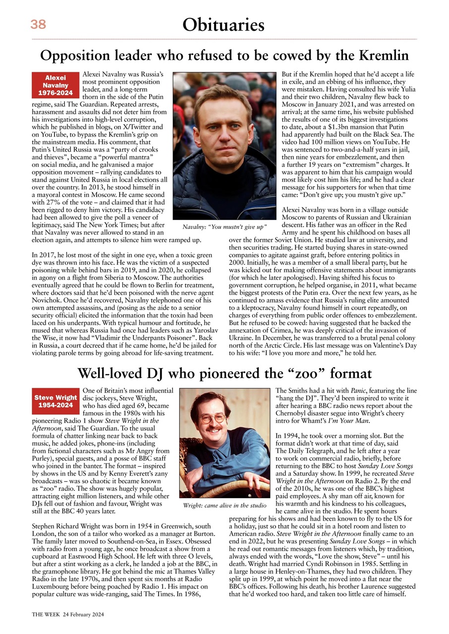 The Week Preview Pages