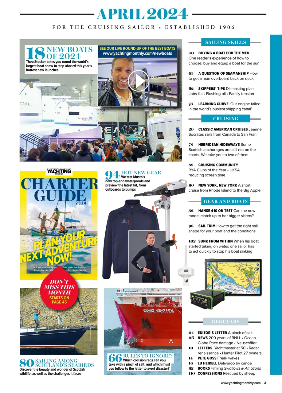 Yachting Monthly Preview Pages