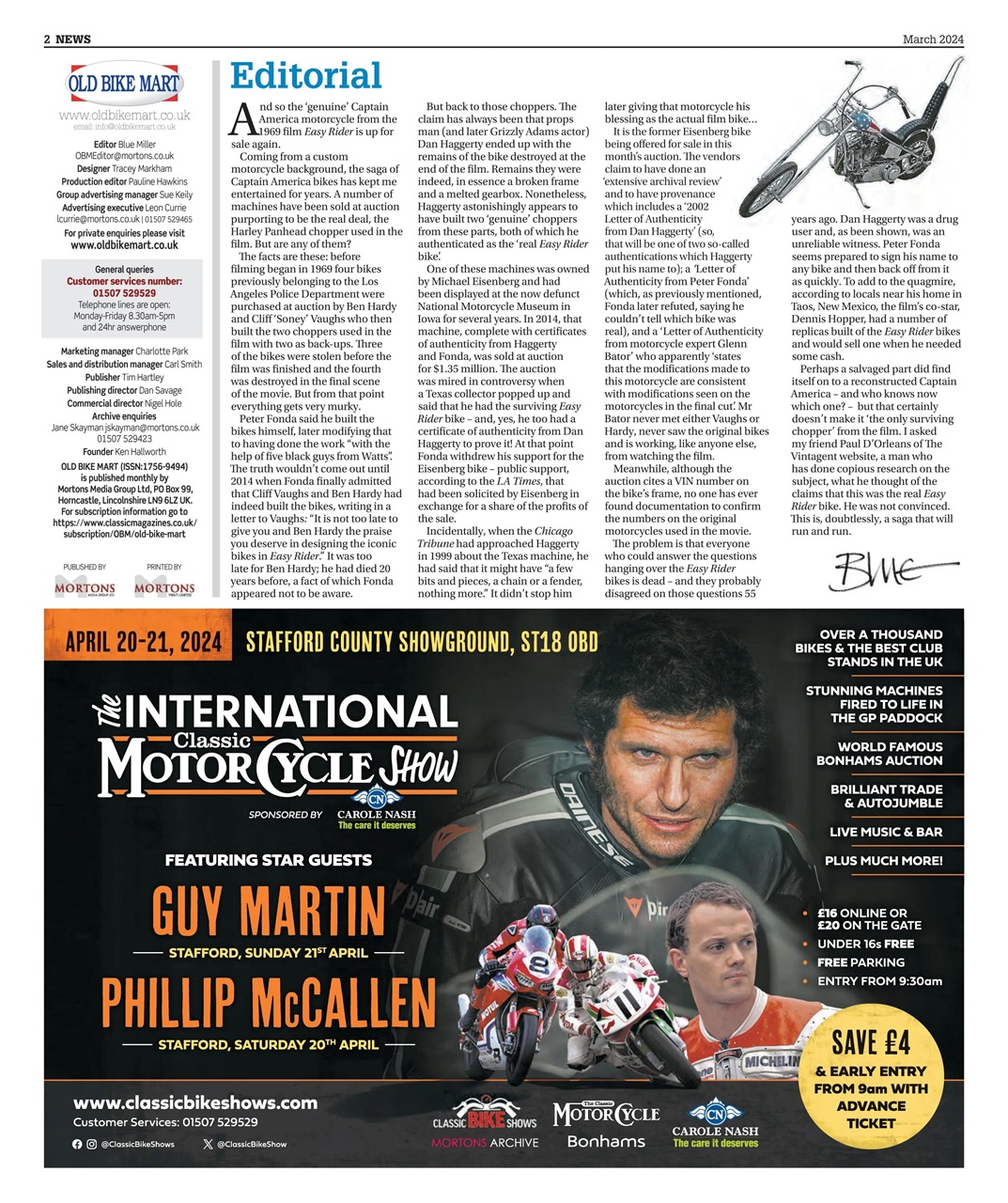 Old Bike Mart Preview Pages