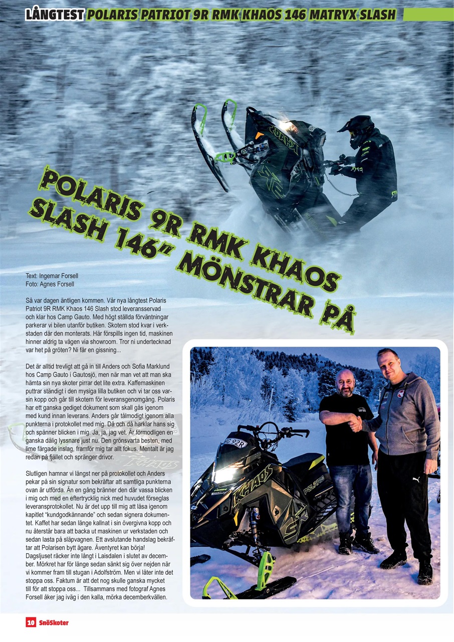 Tidningen Snöskoter Preview Pages