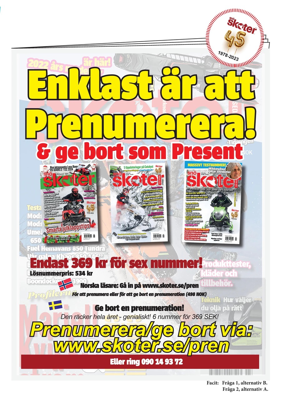 Tidningen Snöskoter Preview Pages