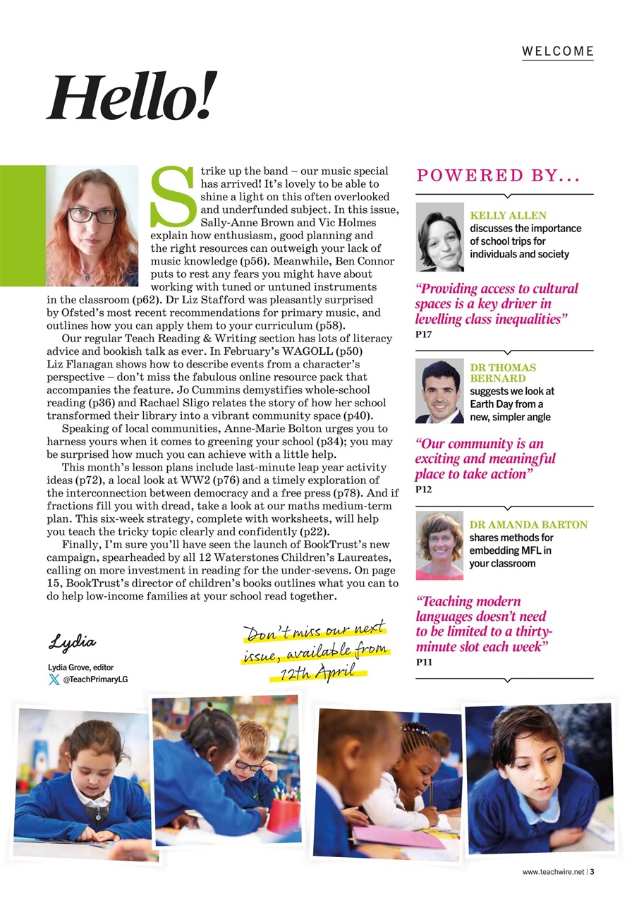 Teach Primary Preview Pages