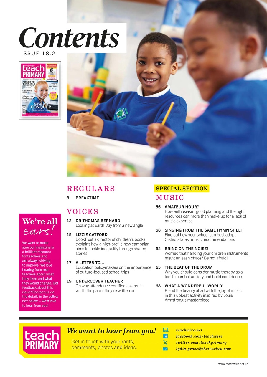 Teach Primary Preview Pages