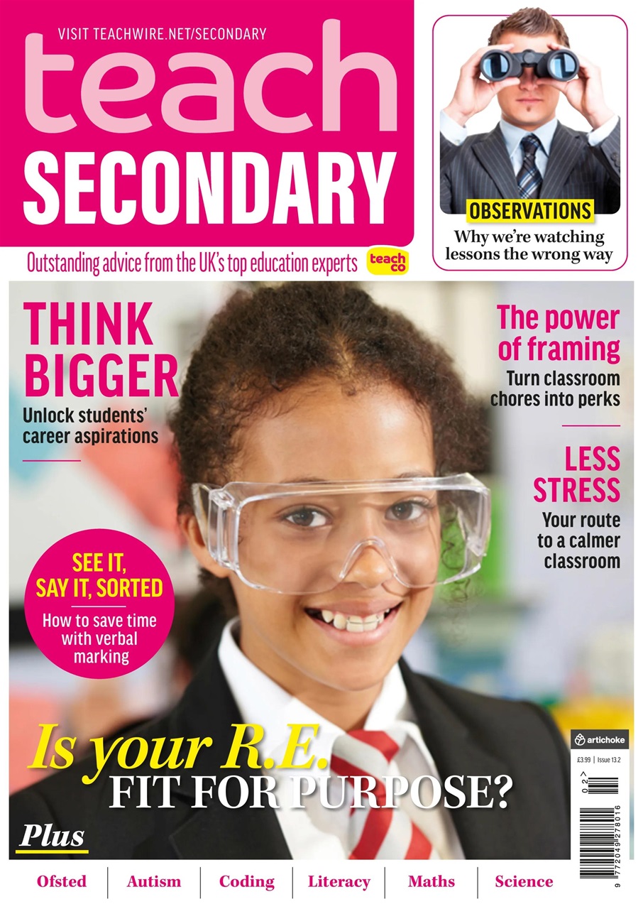 Teach Secondary Preview Pages