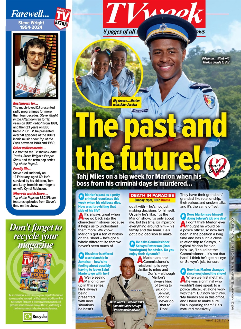 What's on TV Preview Pages