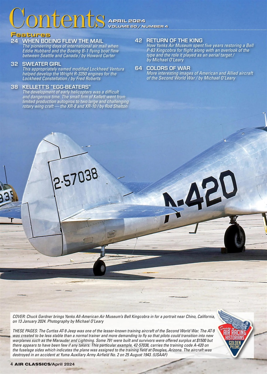 Air Classics - Where History Flies Preview Pages