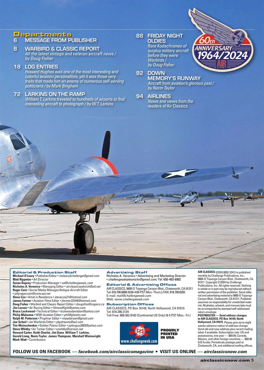 Air Classics - Where History Flies Preview Pages