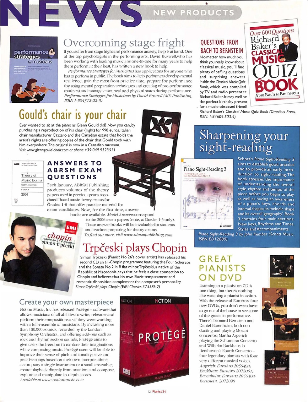 Pianist Preview Pages