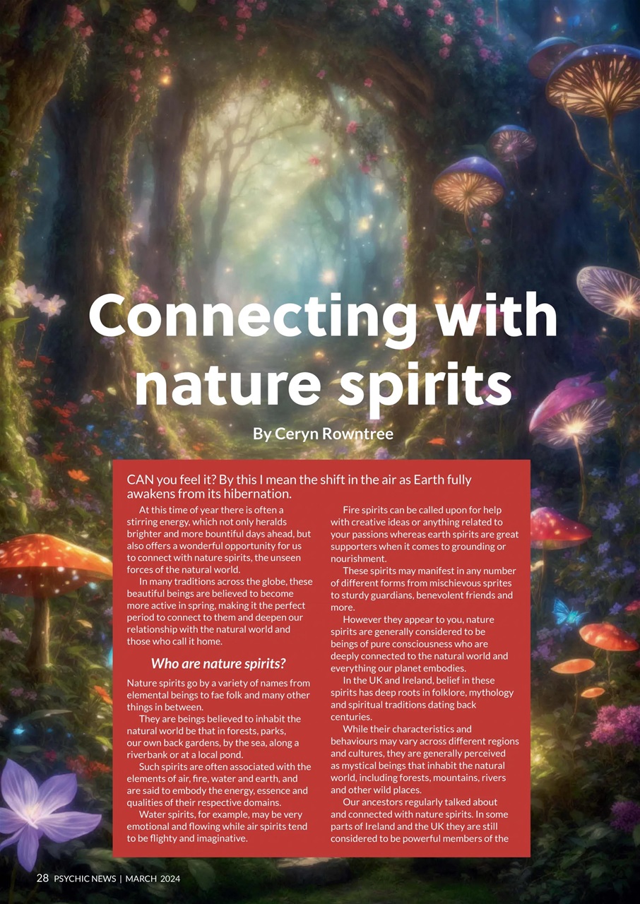 Psychic News Preview Pages