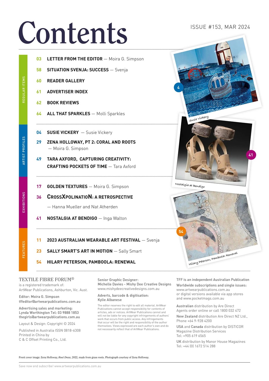 Textile Fibre Forum Preview Pages