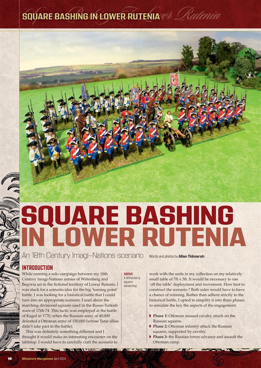 Miniature Wargames Preview Pages