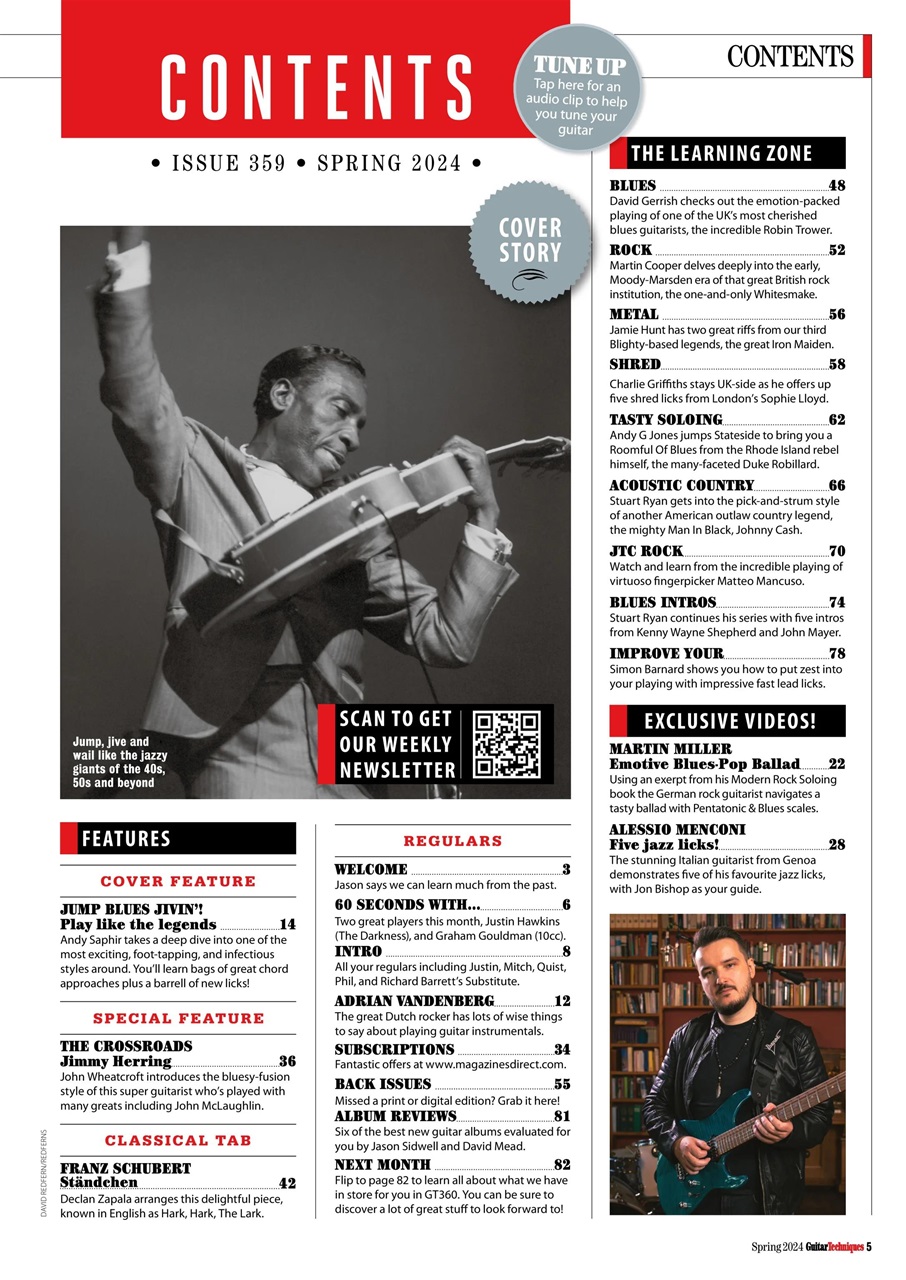 Guitar Techniques Preview Pages