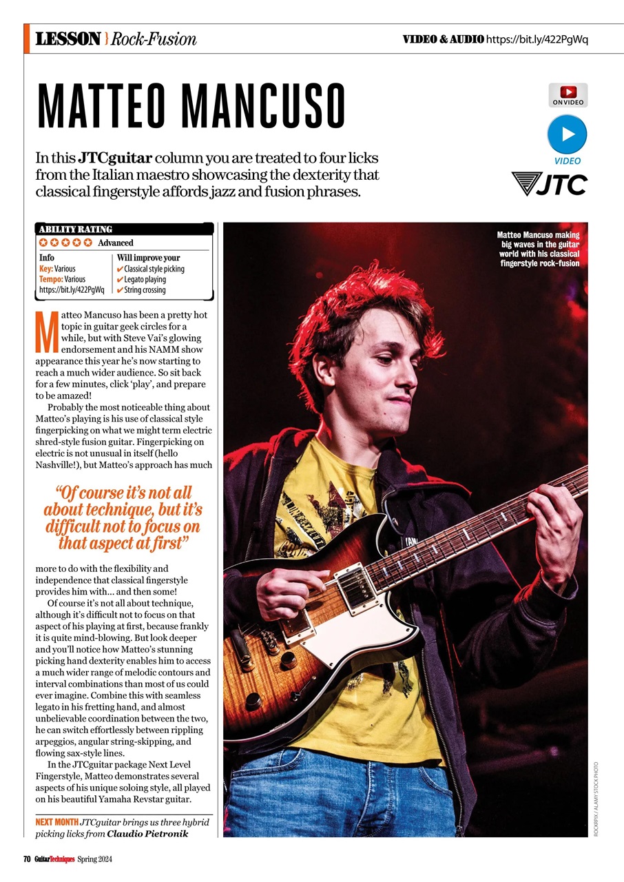 Guitar Techniques Preview Pages