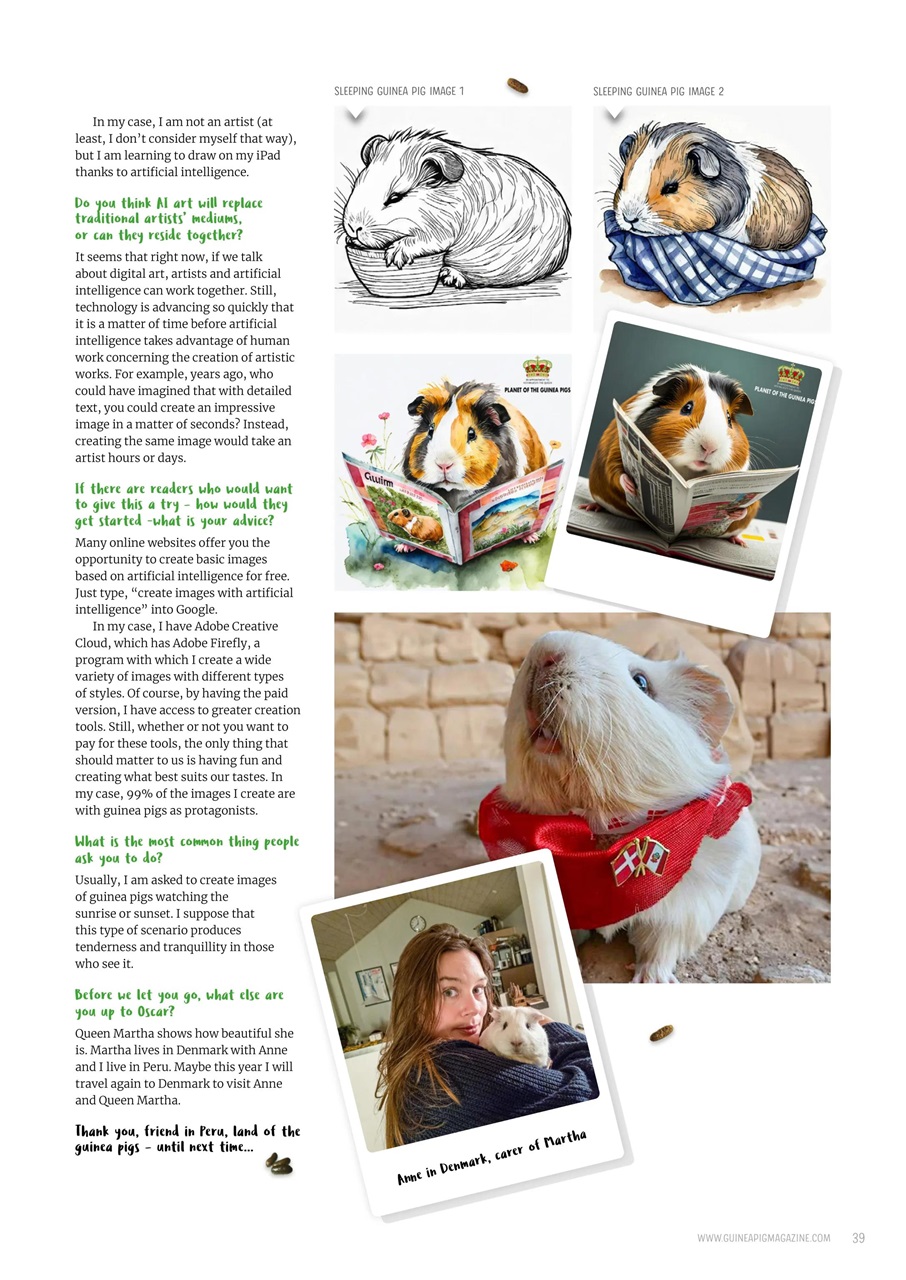 Guinea Pig Magazine Preview Pages