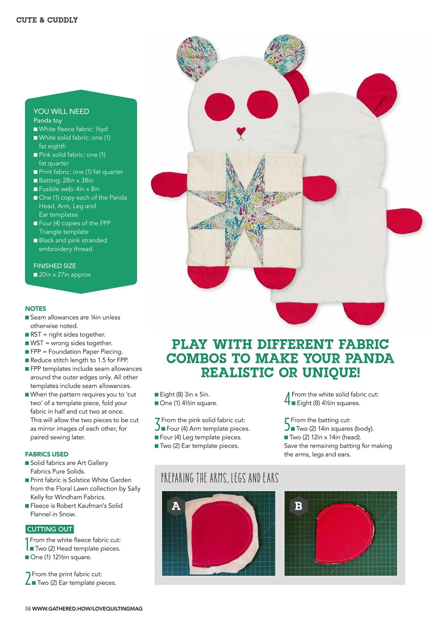 Love Patchwork & Quilting Preview Pages