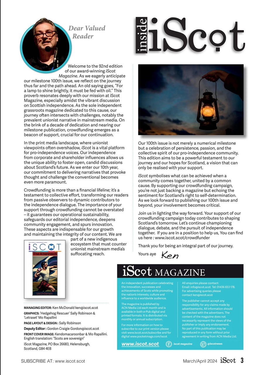 iScot Magazine Preview Pages
