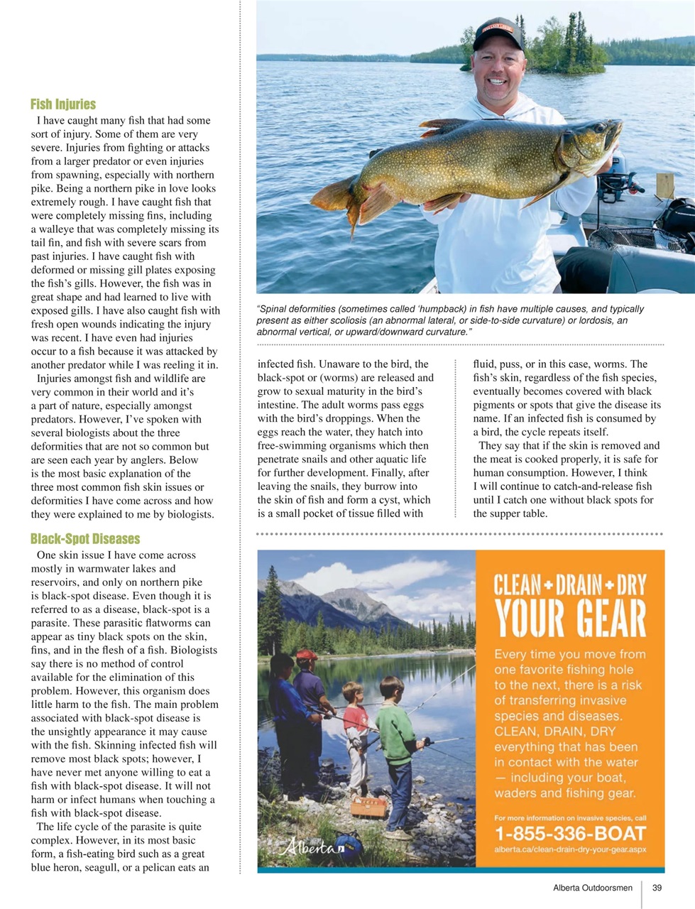Alberta Outdoors Preview Pages