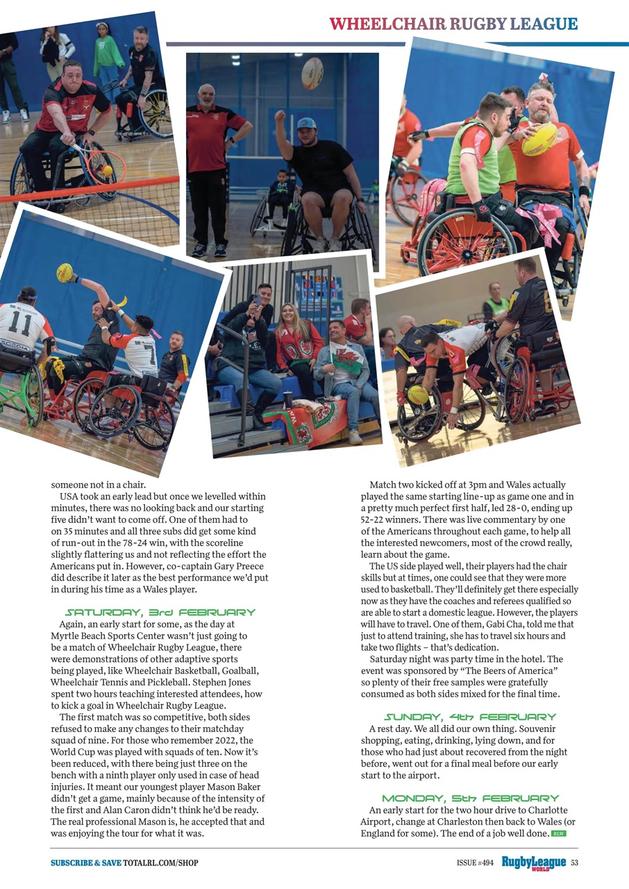 Rugby League World Preview Pages