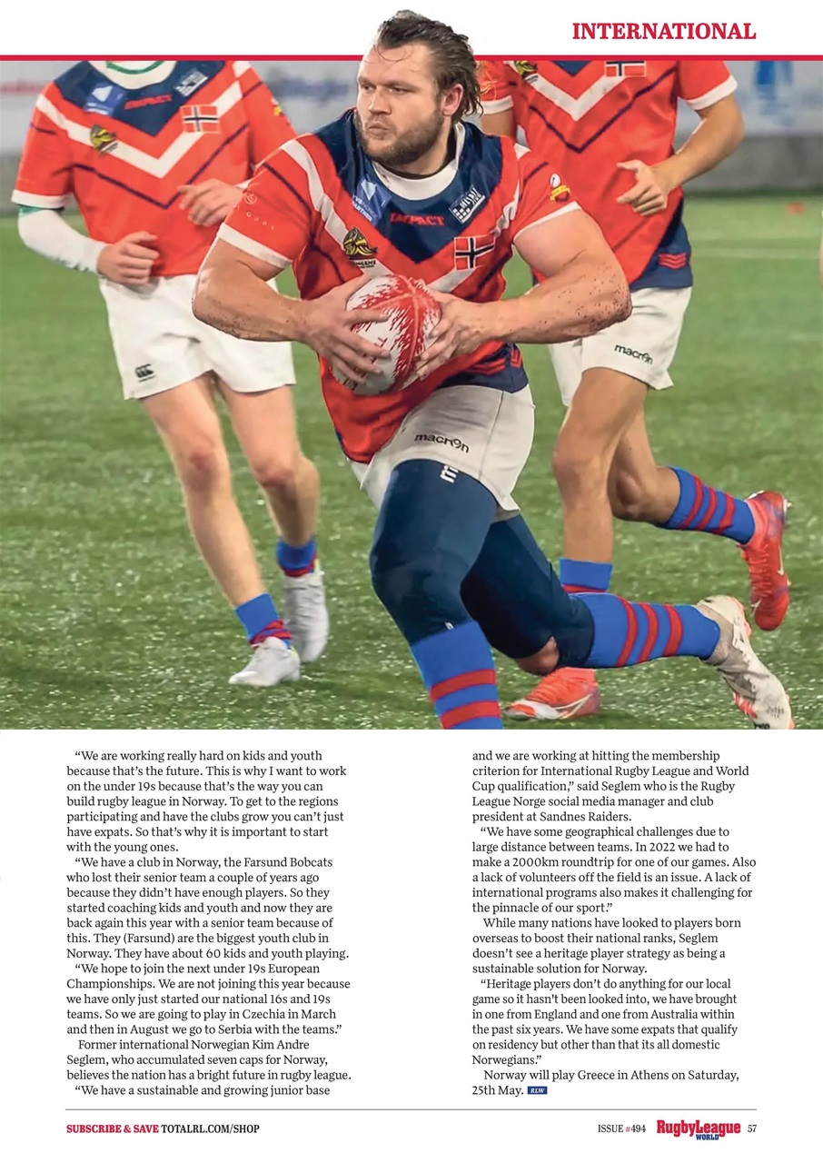 Rugby League World Preview Pages