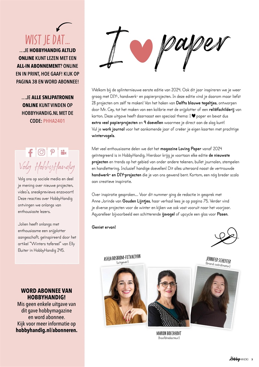 HobbyHandig Preview Pages