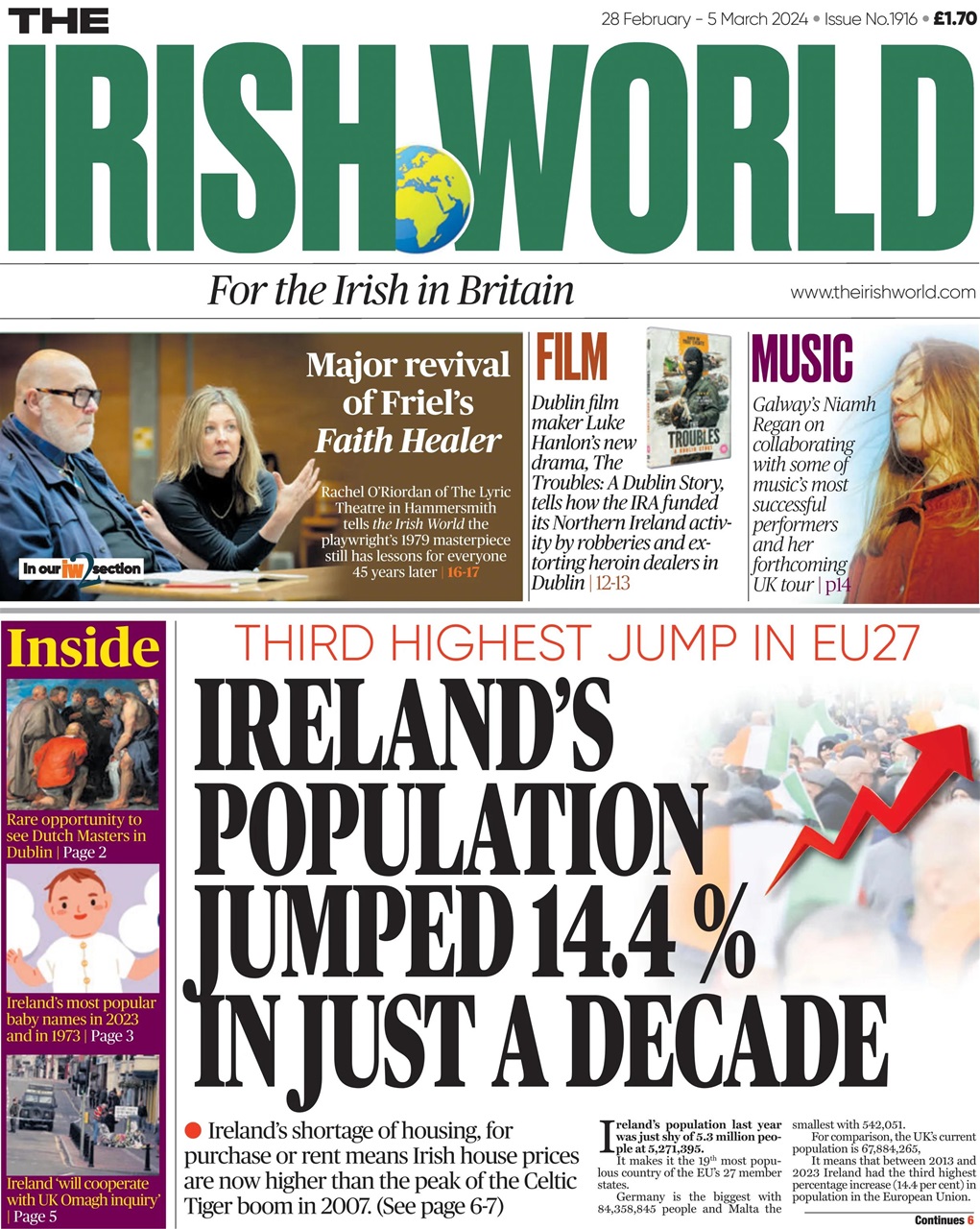 Irish World Preview Pages