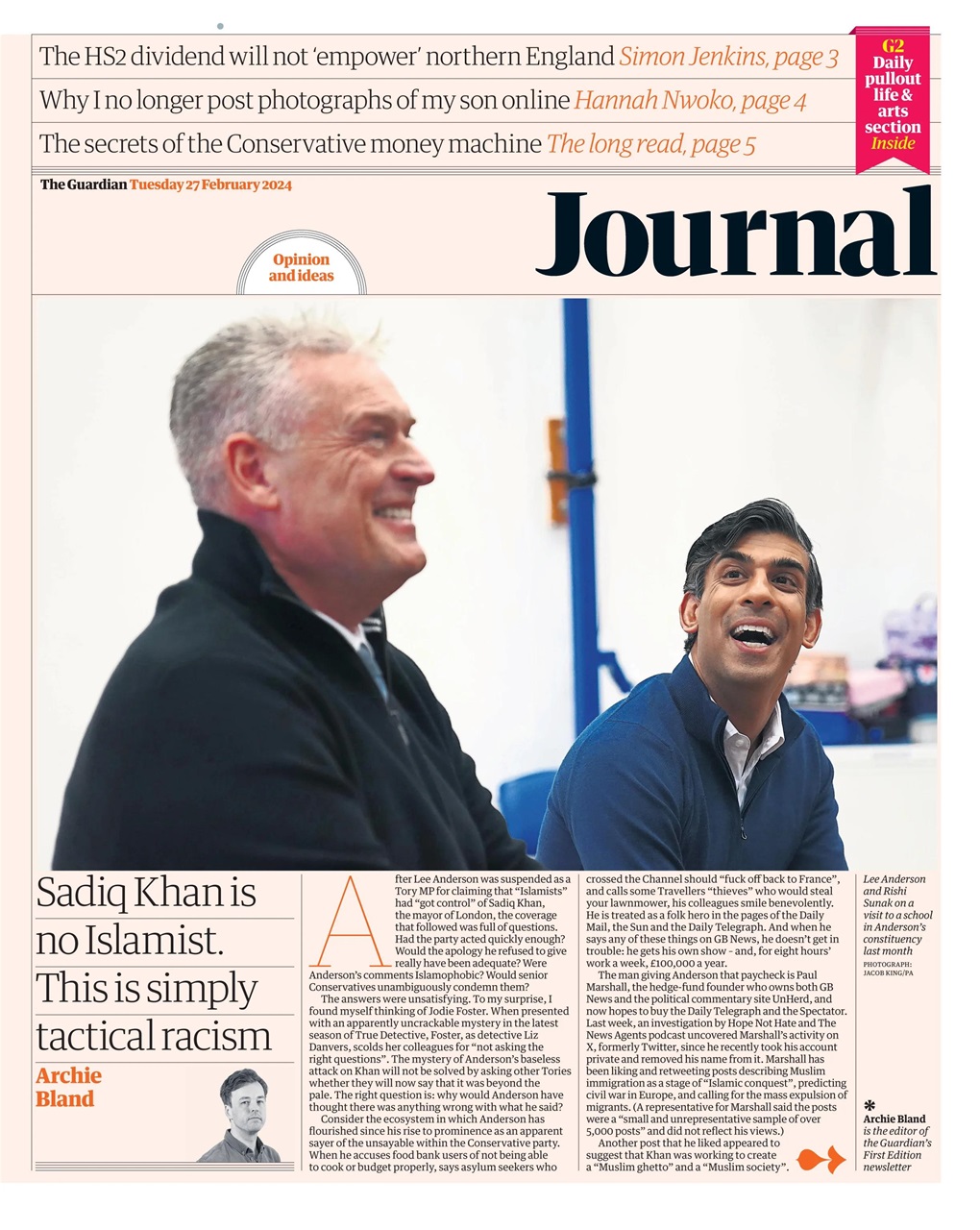 The Guardian Newspaper Preview Pages