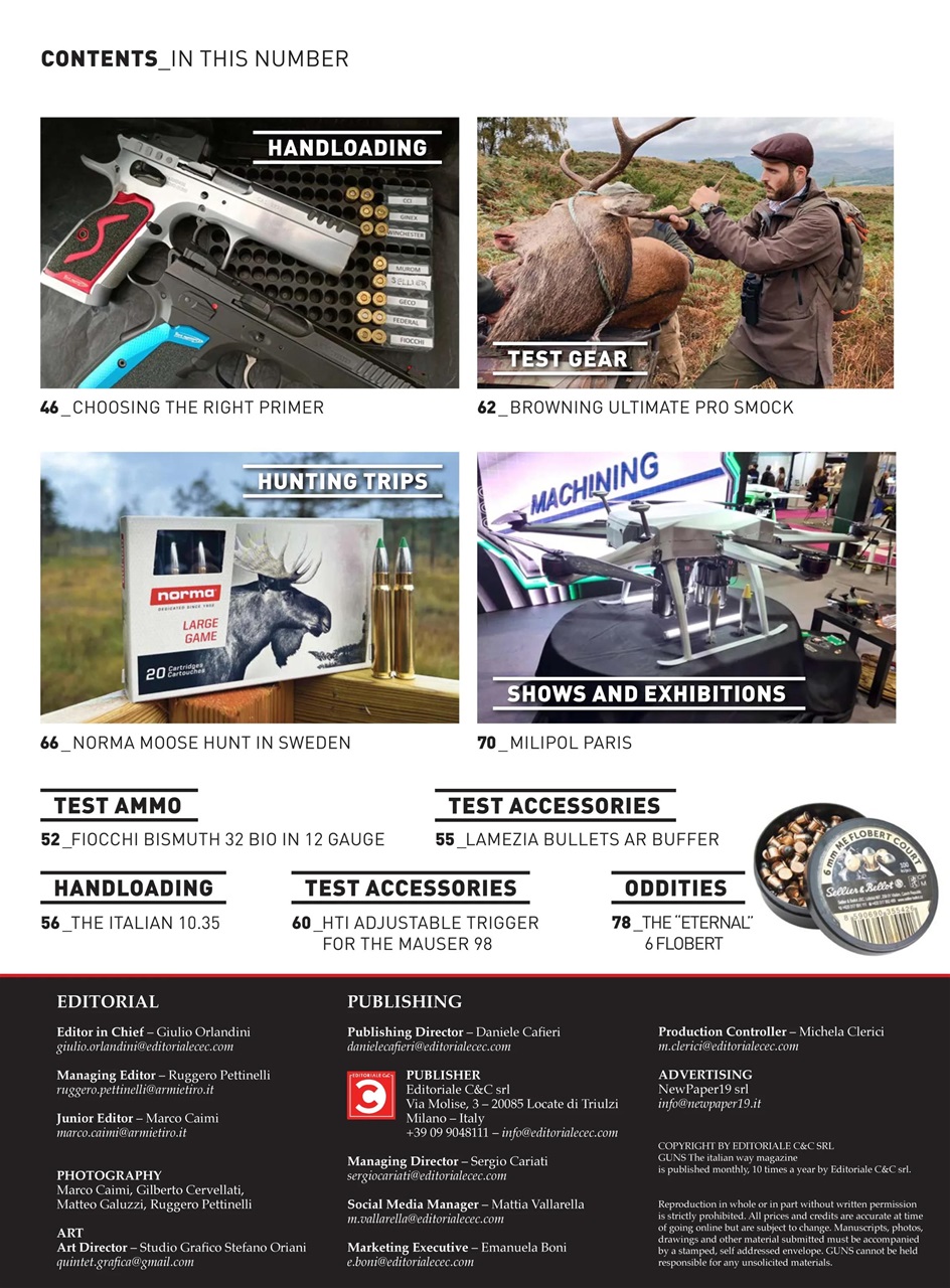 GUNS: The Italian Way Magazine Preview Pages